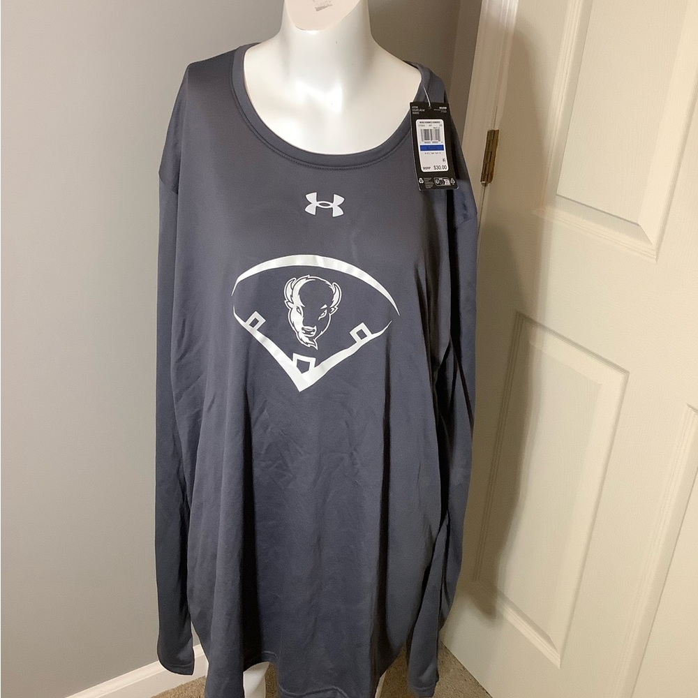 Men XL Under Armour Lipscomb Bisons Baseball Long Sleeve Shirt